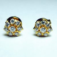 art deco diamond earrings