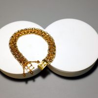 20k Antique Intricate Gold Bracelet Singapore