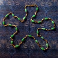 Vintage Jade Matinee Necklace