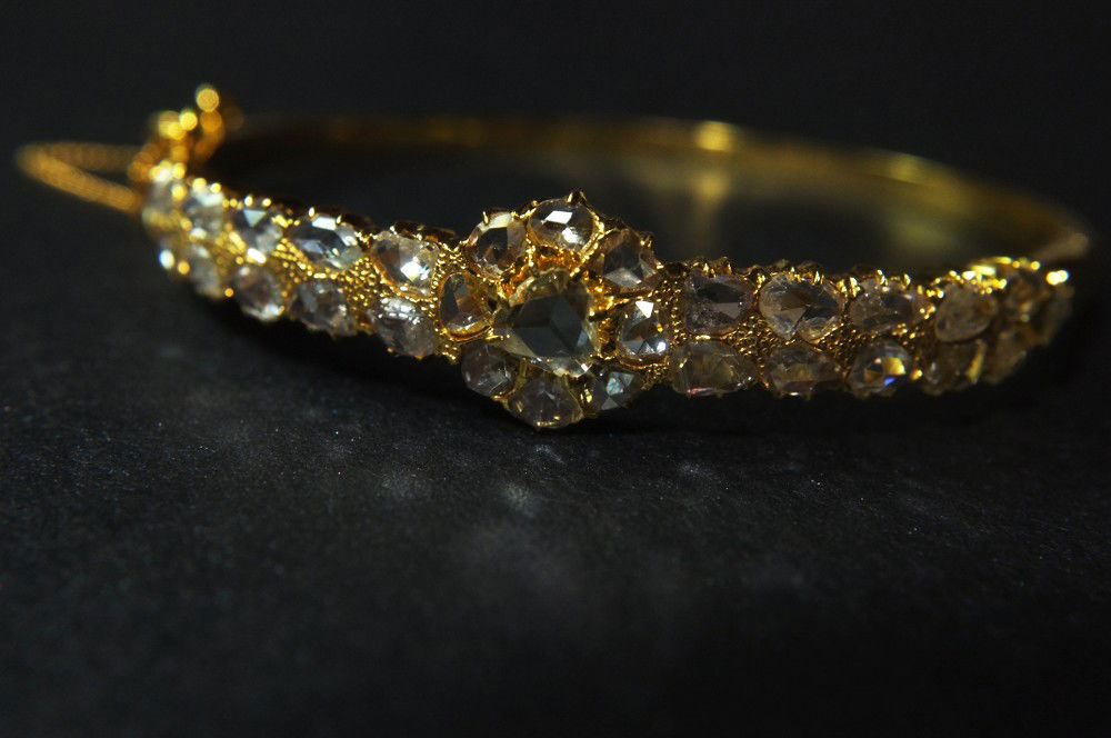 Vintage Diamond Cuff Bracelet