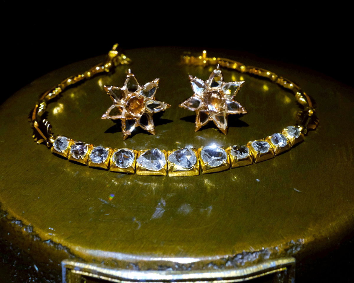rose cut diamond jewelry