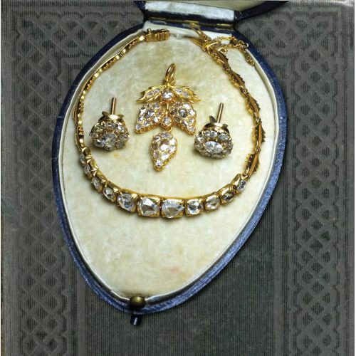 rose cut diamond vs uncut diamond