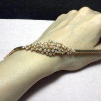 Antique Art Deco Chinese Diamond Bracelet 20k