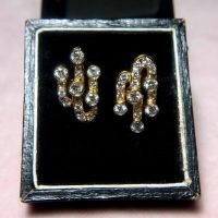 Art Deco Diamond Earring Studs