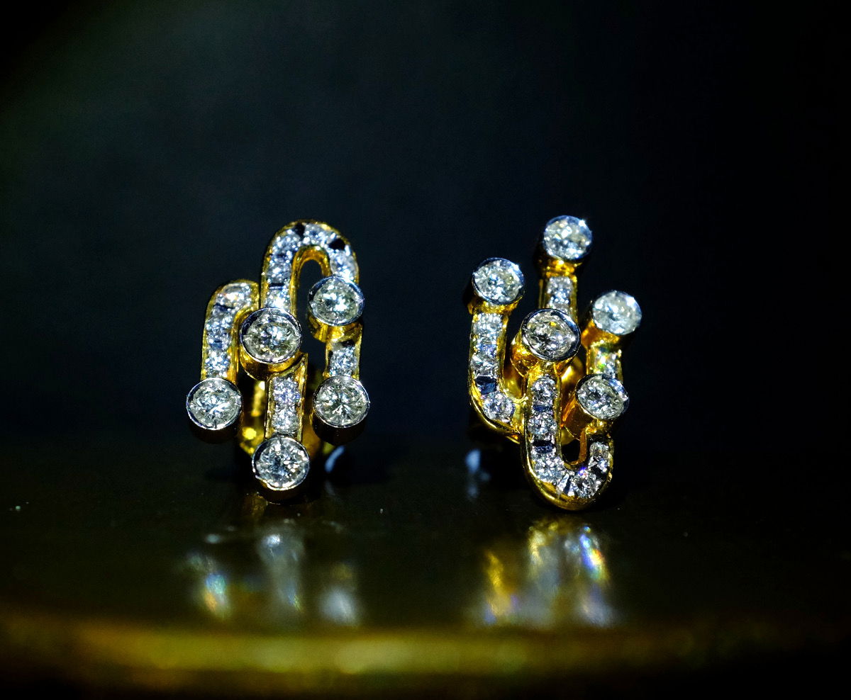 antique diamond earrings