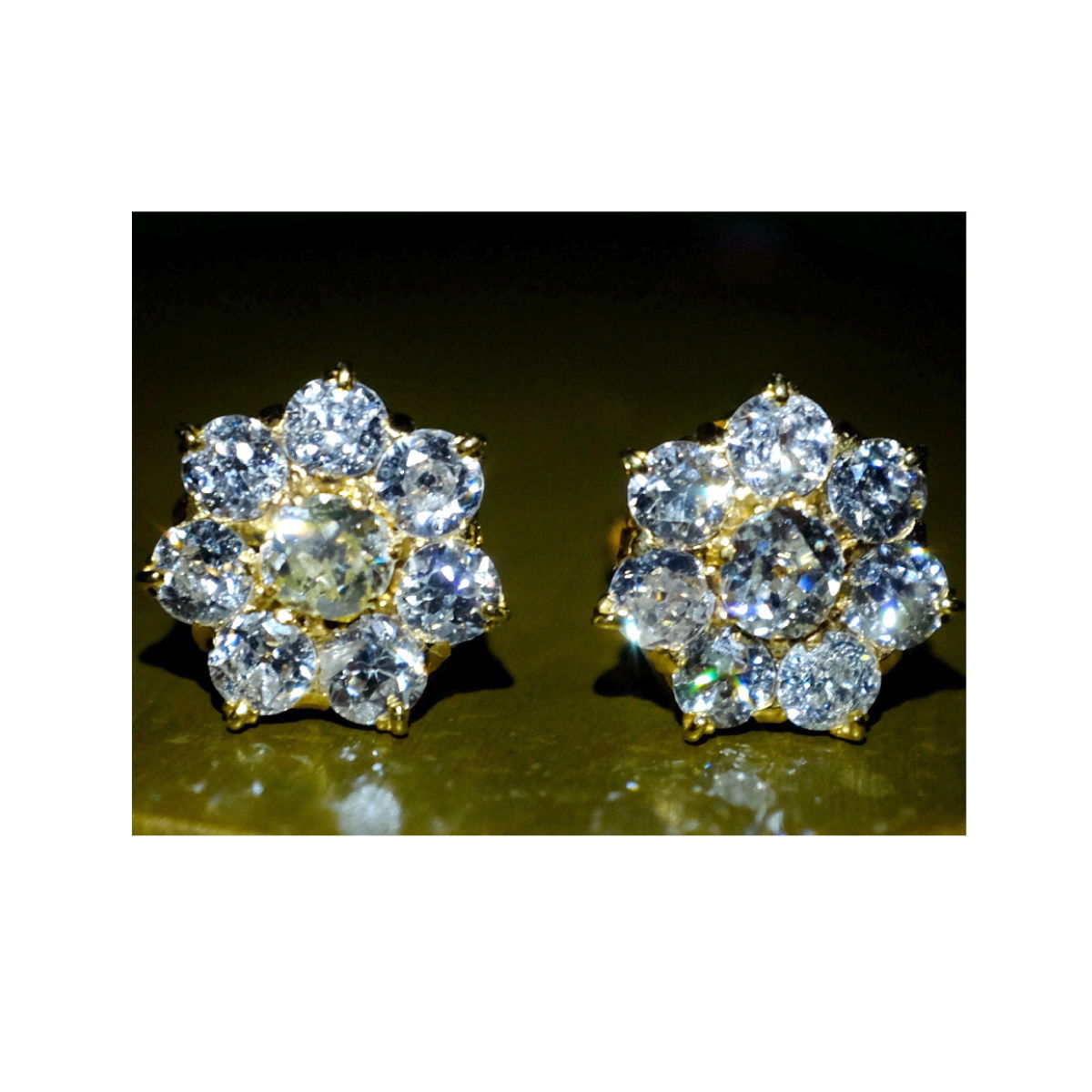 Old European Cut diamond earrings