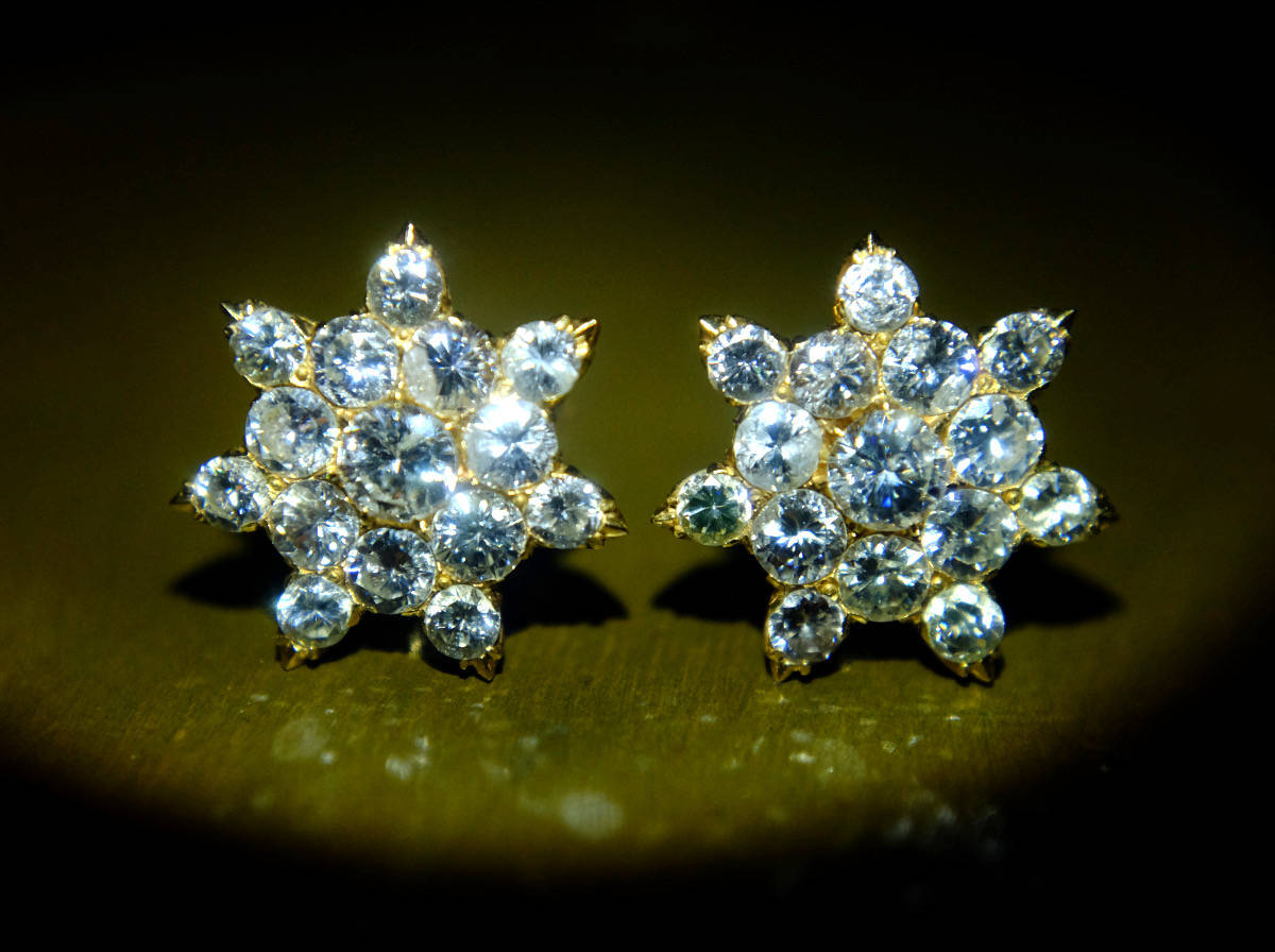 star diamond stud earrings