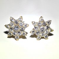 antique diamond stud earrings