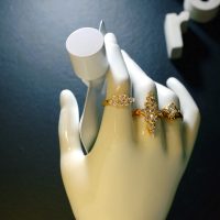 Antique Peranakan Rings Jewellery, art deco diamond rings vintage