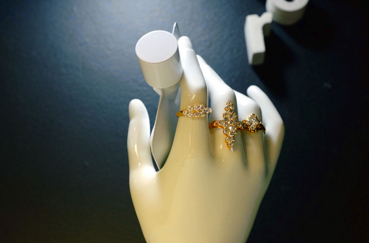 Antique Peranakan Rings Jewellery, art deco diamond rings vintage