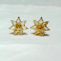 rose cut diamond earrings antique