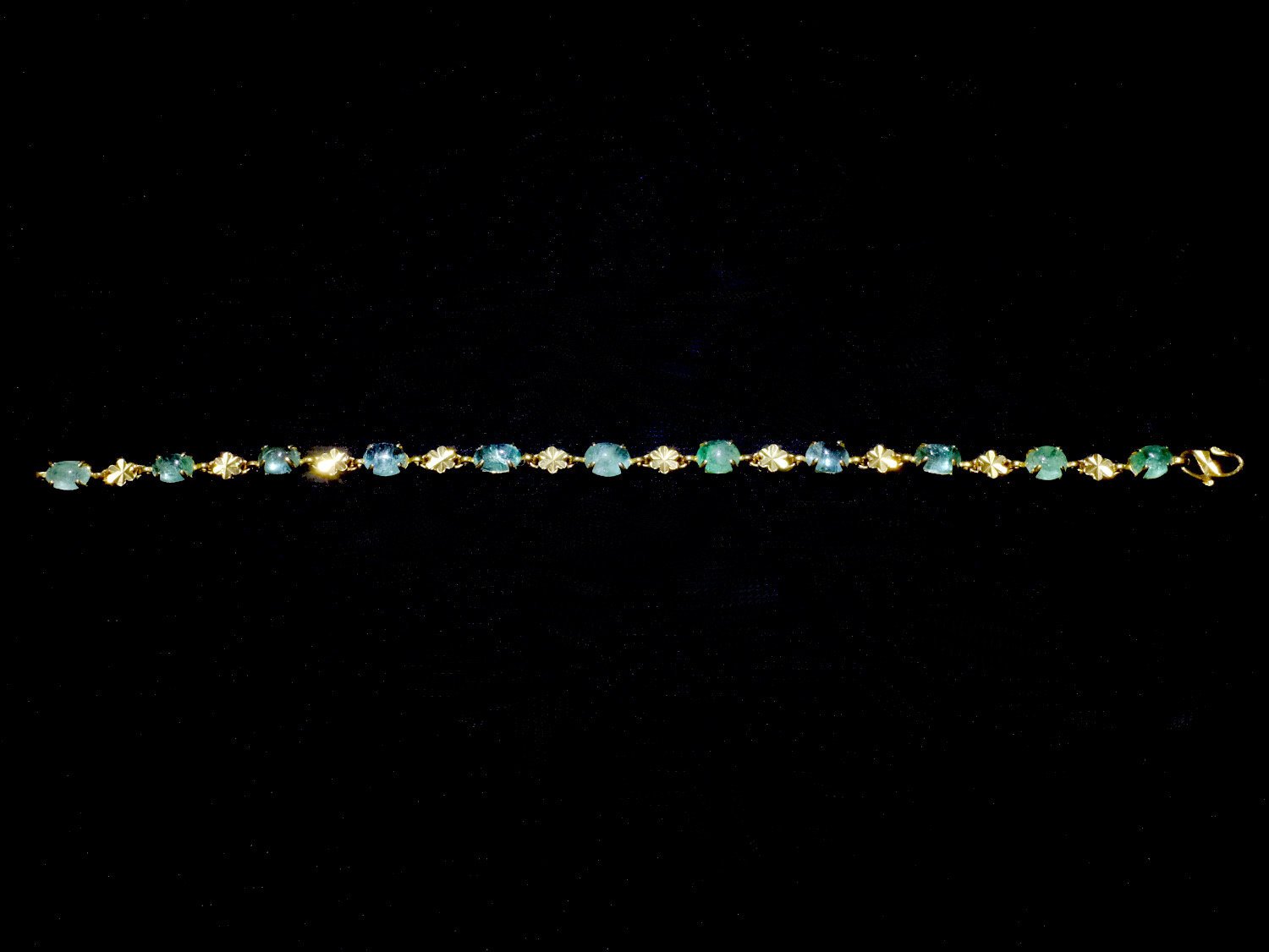 antique emerald bracelet