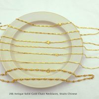 antique gold chain necklaces