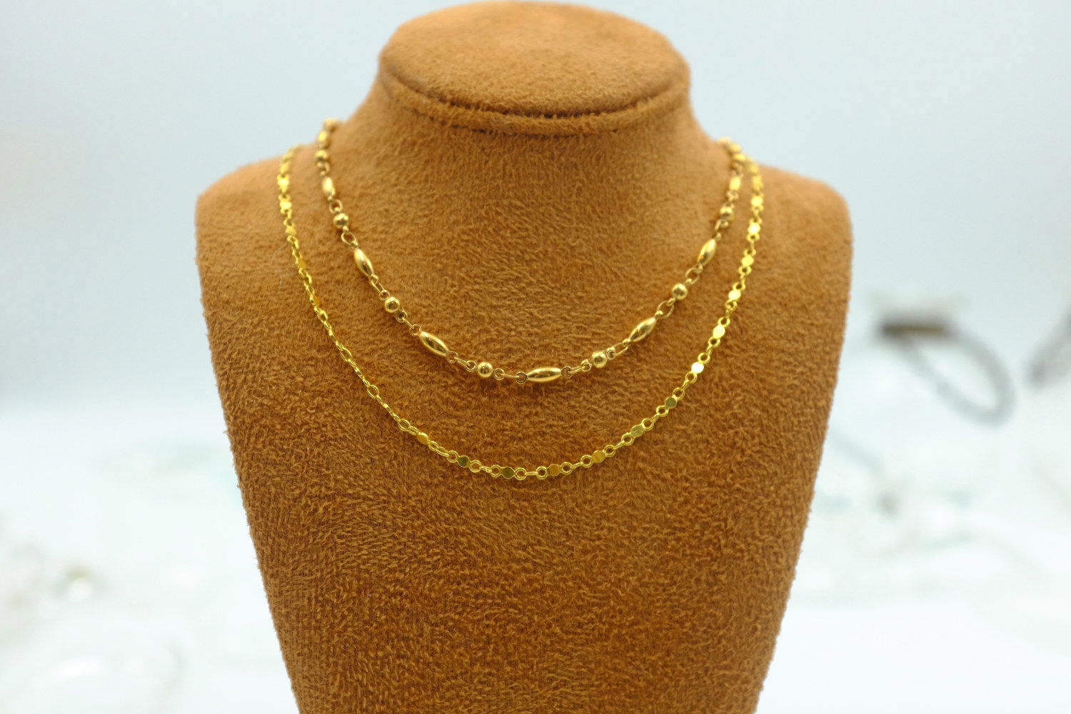 unique gold chain necklaces