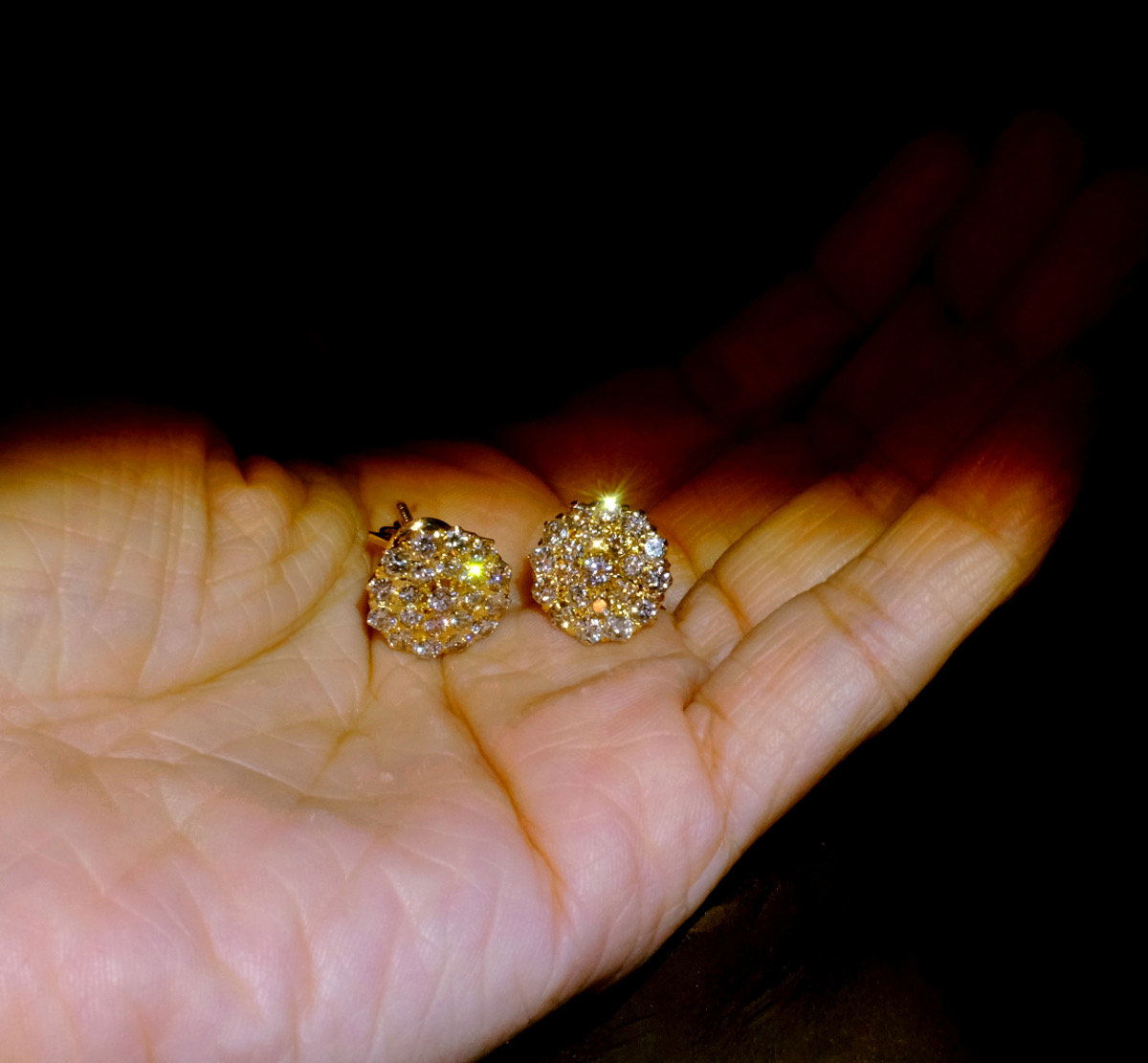 antique diamond earrings for sale