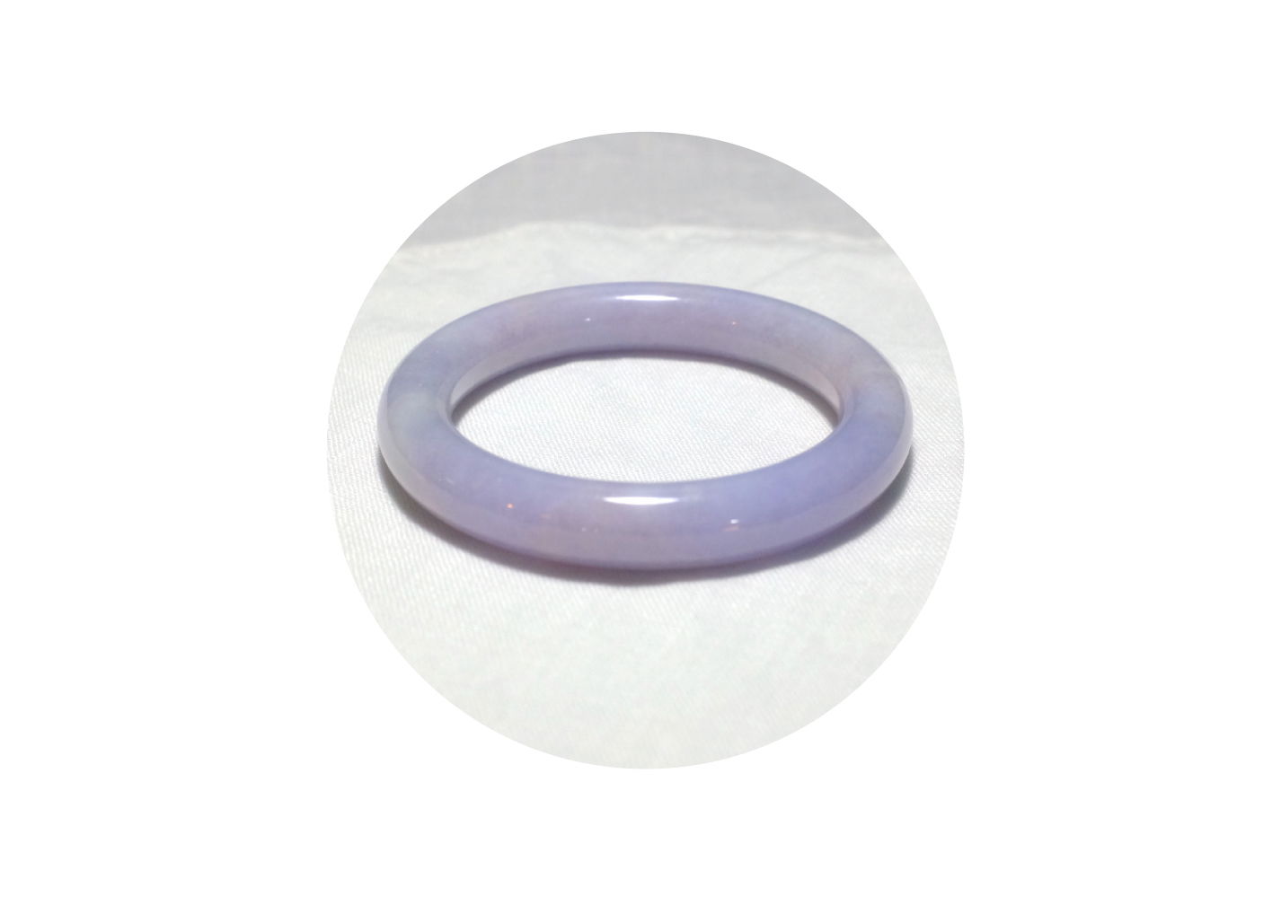 lavender jade bangle 56mm