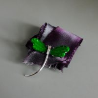 Jade Dragonfly Brooch and Pendant Necklace 18k