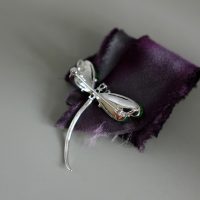 Jade Dragonfly Brooch and Pendant Necklace 18k
