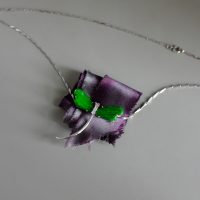 Jade Dragonfly Brooch and Pendant Necklace 18k