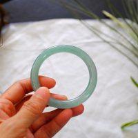 53mm Burmese Jade Bangle Type A "9"