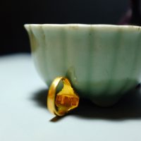 Chinese signet ring, Chinese character signet ring, antique signet ring, Chinese pinky ring, antique gold pinky ring