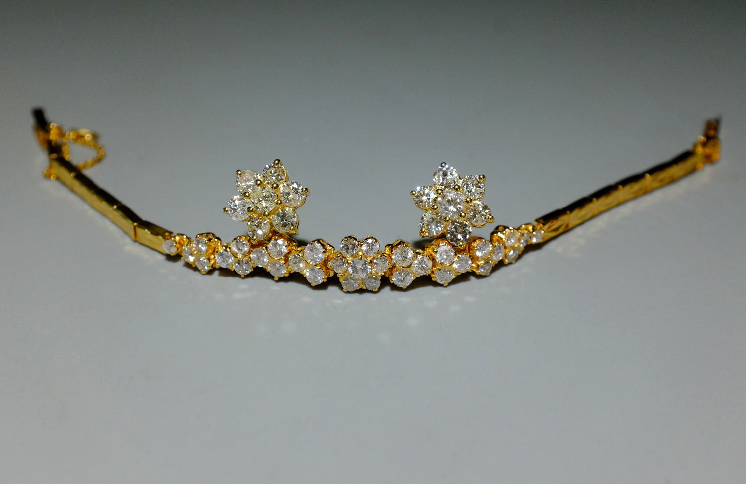 Gem Gardener, flower diamond bracelet, vintage diamond bracelets, antique diamond bracelet, diamond bracelet singapore, Peranakan bracelet