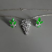 Gem Gardener, dainty jade earrings, apple green jade earrings, white gold jade earrings, jade diamond earrings, jade earrings singapore, Type A jadeite for sale, jade drop earrings gold, imperial green jadeite, antique white gold jewelry, white gold pendant singapore, diamond pendant singapore