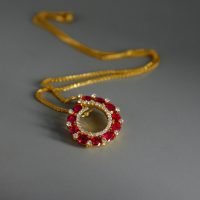 ruby pendant necklace