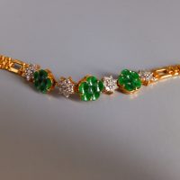 Gem Gardener, antique jade bracelet, chinese jade bracelets, jade bracelet singapore, dark green jade bracelet, jade flower bracelet, vintage jade jewelry, antique jadeite jewelry