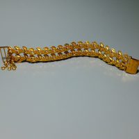Gem Gardener, gold leaf bracelet, vintage solid gold bracelet, wide gold bracelet, peranakan gold bracelet, art nouveau gold bracelet, antique asian gold jewelry, antique chinese gold jewelry, vintage chinese gold jewelry