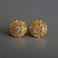 3ct Antique Conch Diamond Earrings 20k Chinese