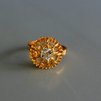 Gem Gardener, mine cut diamond ring, rose cut diamond ring, antique diamond rings for sale, antique diamond jewellery, diamond ring singapore, old mine cut diamond ring
