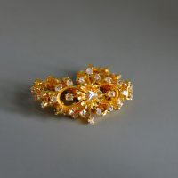 Lace Bracelet Rose Cut Diamond 20k Vintage Chinese