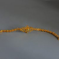 Lace Bracelet Rose Cut Diamond 20k Vintage Chinese