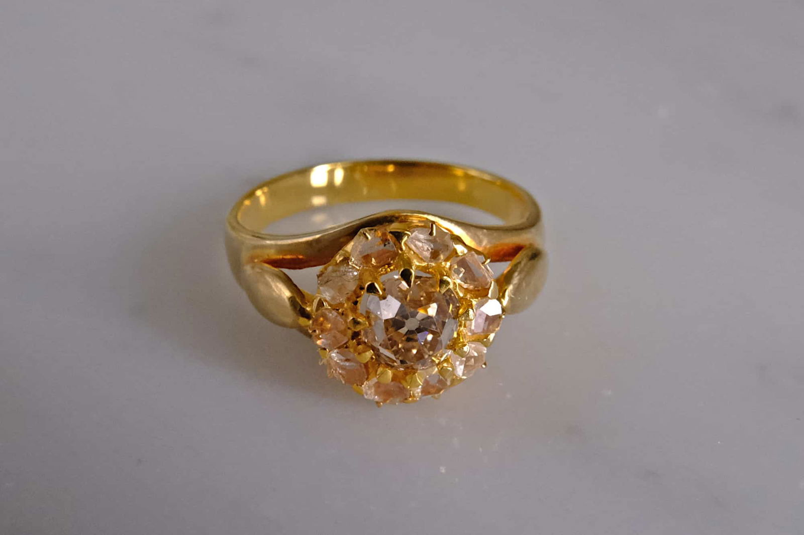 Mine Cut Diamond Ring Vintage, peranakan jewelry ring,Gem Gardener, mine cut diamond ring, diamond cluster ring antique, rose cut diamond ring antique, antique cluster rings diamond, vintage mine cut diamond rings, antique asian gold jewelry, antique rings singapore, antique jewellery singapore, diamond ring singapore