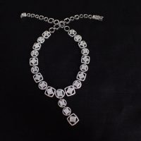 Gem Gardener, statement necklace singapore, diamond riviere necklace, diamond studded choker necklace, white diamond statement necklace, diamond necklace earring set, diamond necklace set singapore, diamond jewellery singapore
