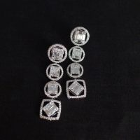 Gem Gardener, statement necklace singapore, diamond riviere necklace, diamond studded choker necklace, white diamond statement necklace, diamond necklace earring set, diamond necklace set singapore, diamond jewellery singapore