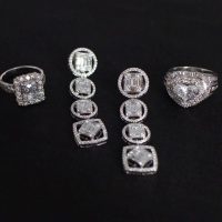 Gem Gardener, statement necklace singapore, diamond riviere necklace, diamond studded choker necklace, white diamond statement necklace, diamond necklace earring set, diamond necklace set singapore, diamond jewellery singapore