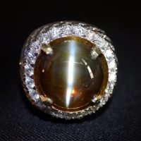 Gem Gardener, cat's eye alexandrite ring, men's chrysoberyl cat's eye ring, cat's eye ring singapore, cat's eye stone jewelry, mens vintage solid gold rings, vintage mens rings for sale, cat's eye chrysoberyl alexandrite