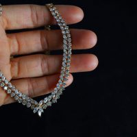 Gem Gardener, diamond necklace singapore, diamond choker dainty, vintage diamond necklace, petite diamond necklace, petite diamond necklace