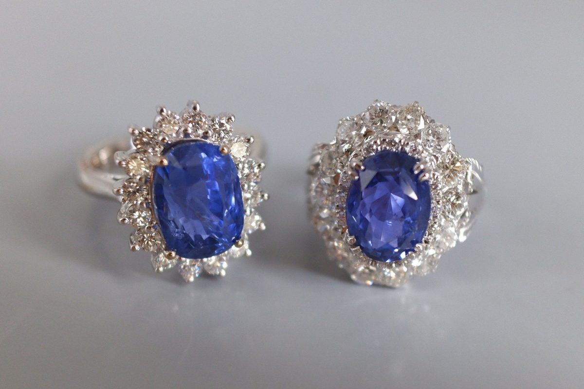 Gem Gardener, unheated blue sapphire ring, blue sapphire ring princess diana, cornflower blue sapphire ring, blue sapphire ring singapore, blue sapphire engagement rings singapore