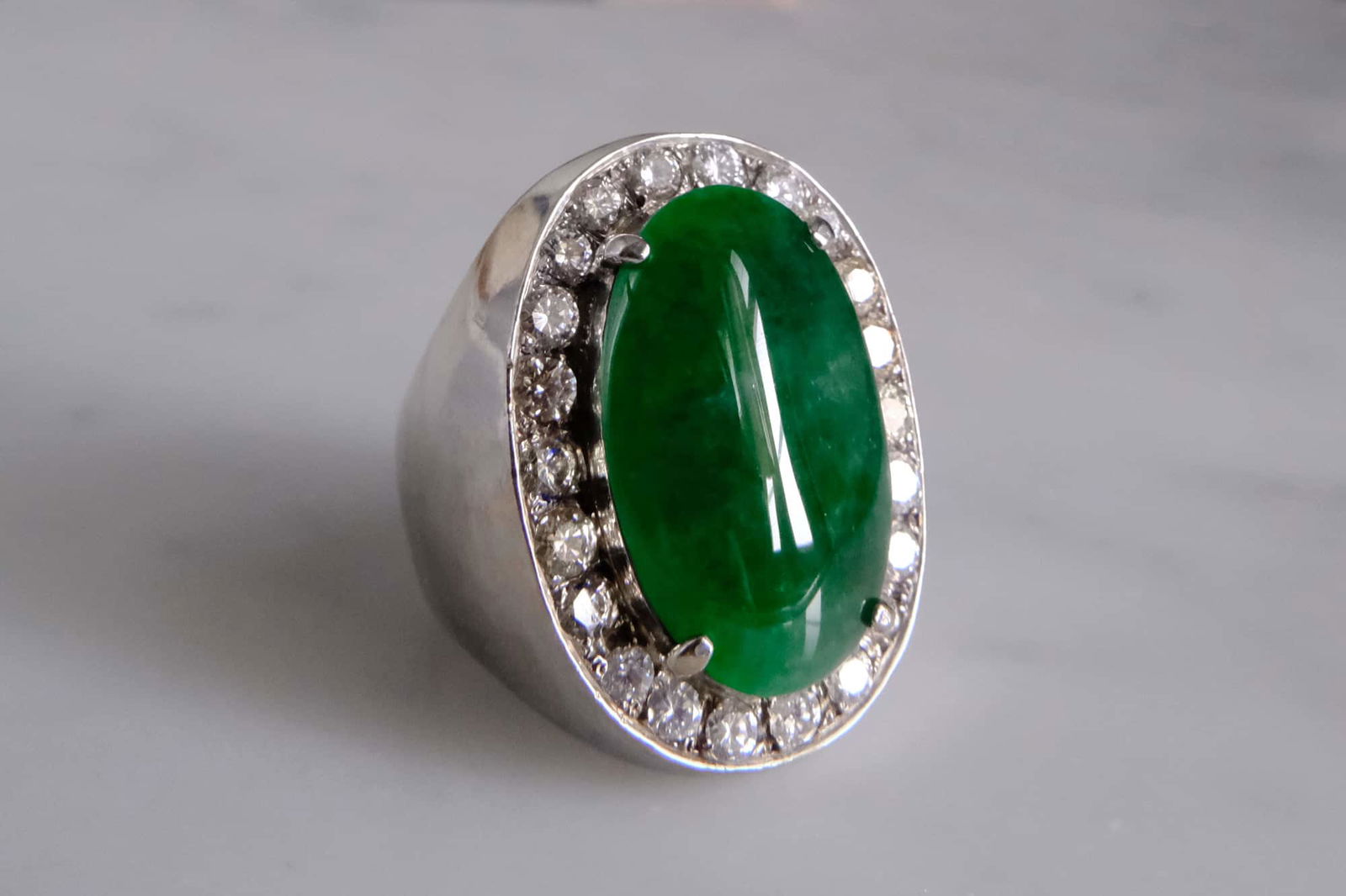 Gem Gardener, Vintage Mens Jade Ring, mens jade ring white gold, vintage jade rings for sale, jade ring mens gold, vintage rings men