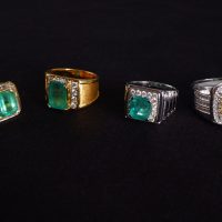Gem Gardener, emerald pinky ring mens, emerald and diamond mens ring, mens ring singapore, colombian emerald mens ring, vintage mens rings for sale, emerald signet ring mens, emerald ring singapore, vintage emerald gold rings, vintage emerald rings, emerald ring singapore, Men's Gemstone Rings