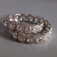 Gem Gardener, rose cut diamond tennis bracelet, art deco diamond bracelet, rose cut diamond bracelet, dainty diamond bracelet, diamond tennis bracelet singapore, diamond bracelet singapore