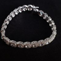 Gem Gardener, rose cut diamond tennis bracelet, art deco diamond bracelet, rose cut diamond bracelet, dainty diamond bracelet, diamond tennis bracelet singapore, diamond bracelet singapore