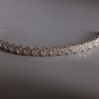 Gem Gardener, rose cut diamond tennis bracelet, art deco diamond bracelet, rose cut diamond bracelet, dainty diamond bracelet, diamond tennis bracelet singapore, diamond bracelet singapore