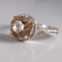 Gem Gardener, fancy brown diamond ring, chocolate diamond ring, fancy brown diamond engagement ring, brown diamond rings for sale, 3 carat diamond ring singapore