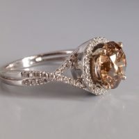 Gem Gardener, fancy brown diamond ring, chocolate diamond ring, fancy brown diamond engagement ring, brown diamond rings for sale, 3 carat diamond ring singapore