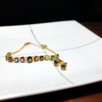 Color Change Garnet Stud Earrings 20k Antique