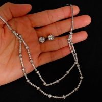 4ct Diamond Choker Necklace